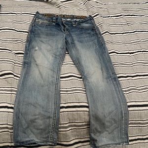 Rock revival men’s jeans